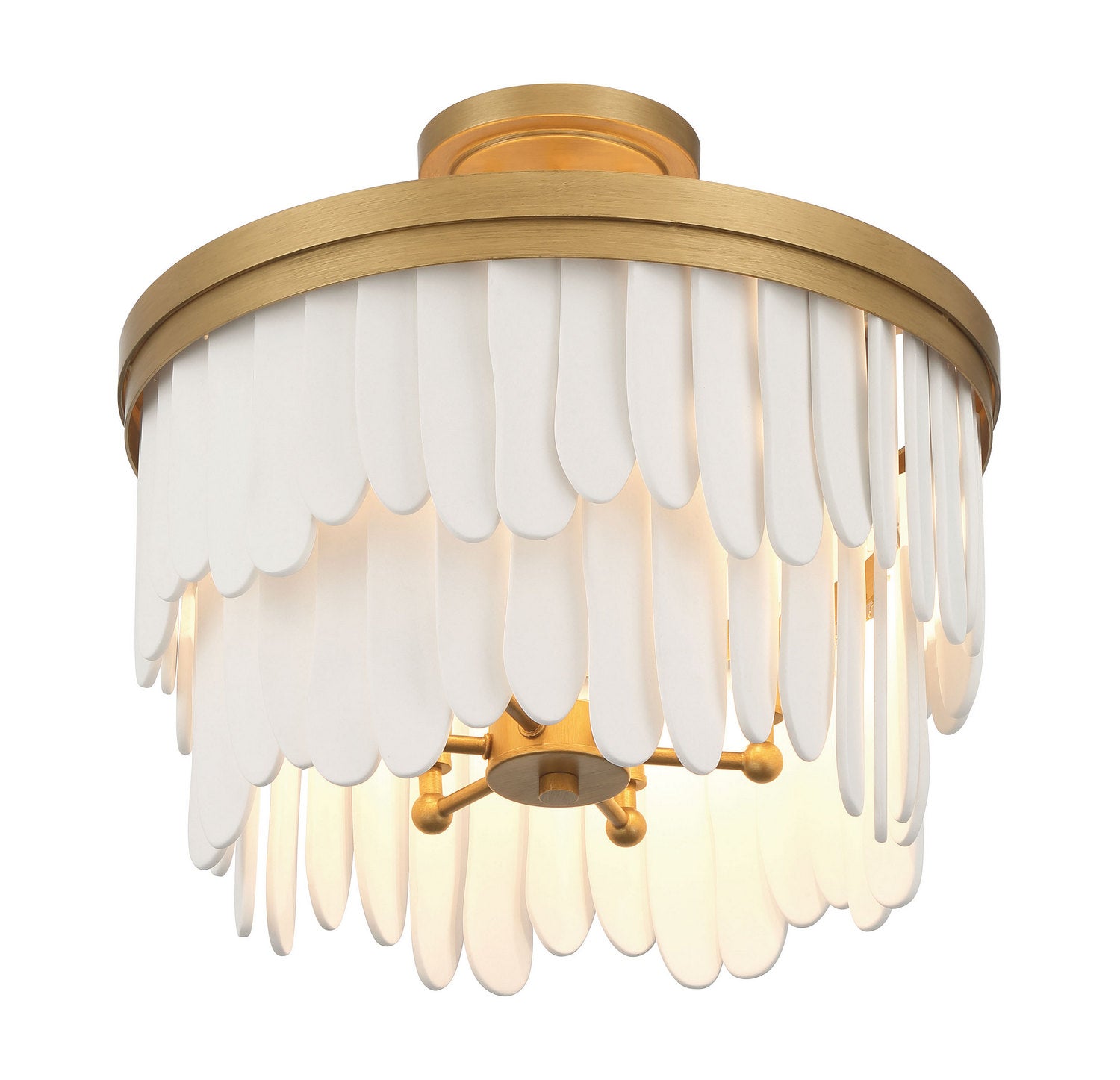 Semi-plafonnier 6 lumières | Briscade