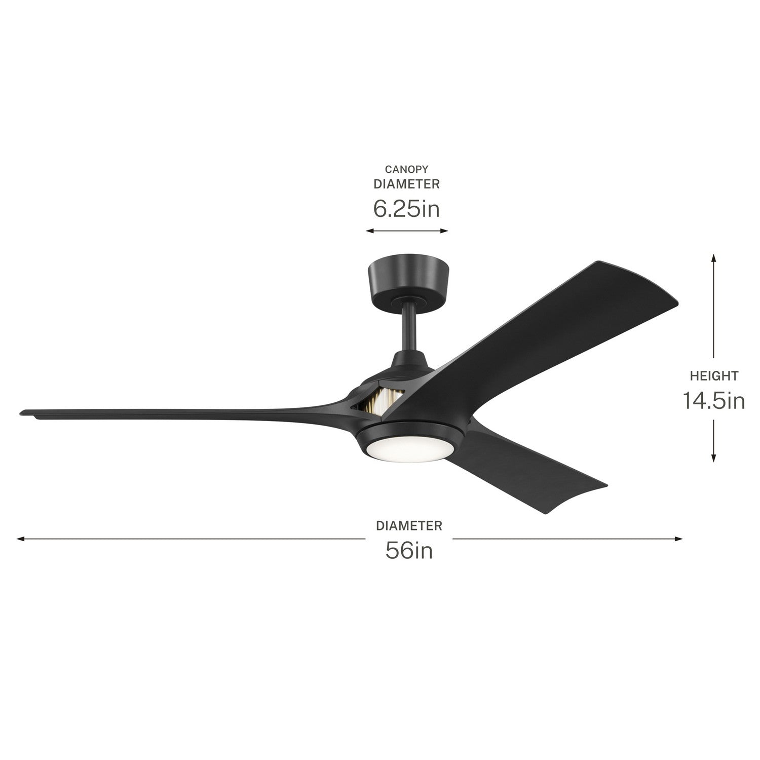 Ventilateur de plafond 56 po | Veetra