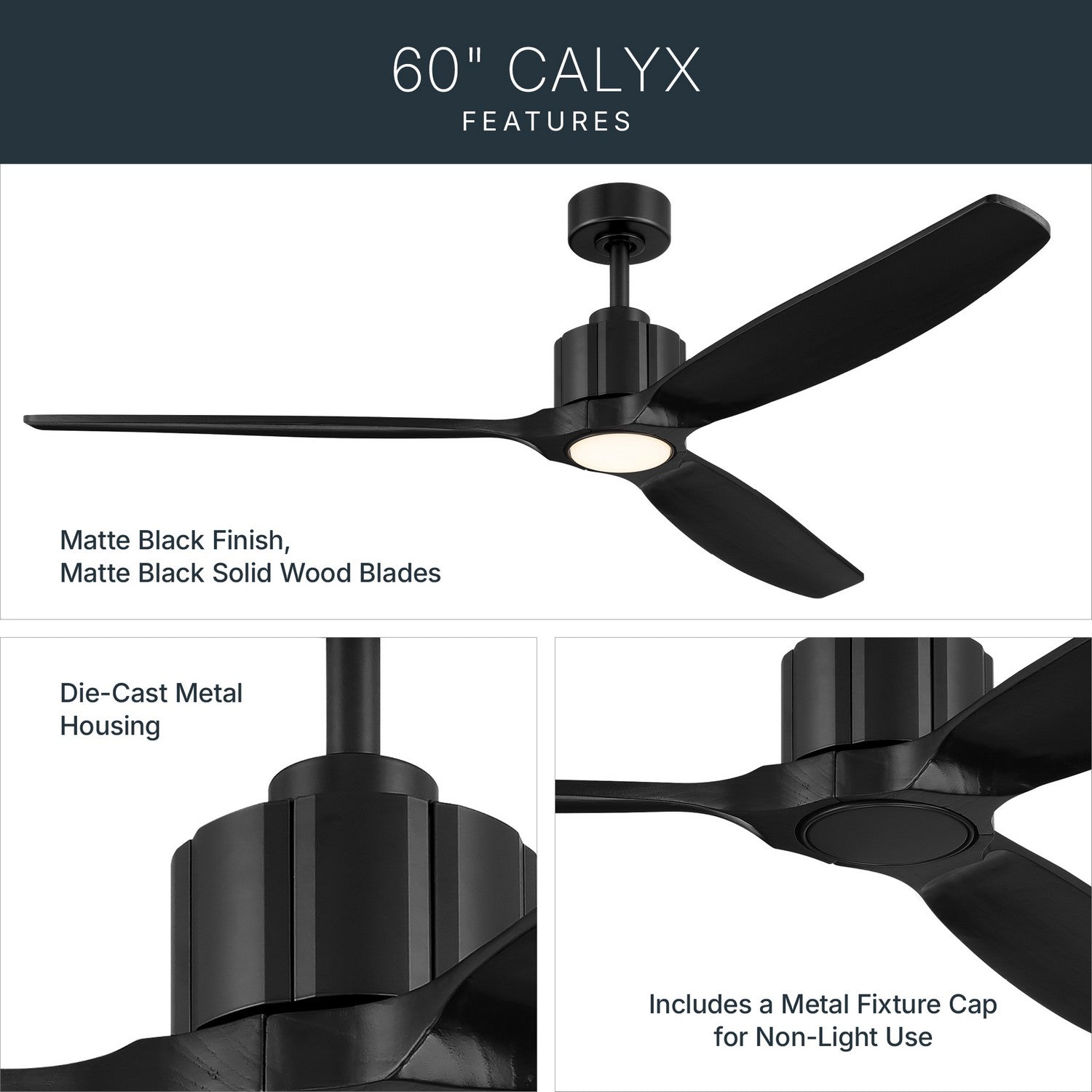 Ventilateur de plafond 60 po | Calyx