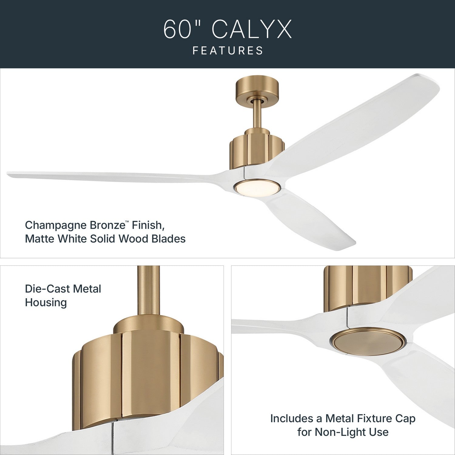 Ventilateur de plafond 60 po | Calyx