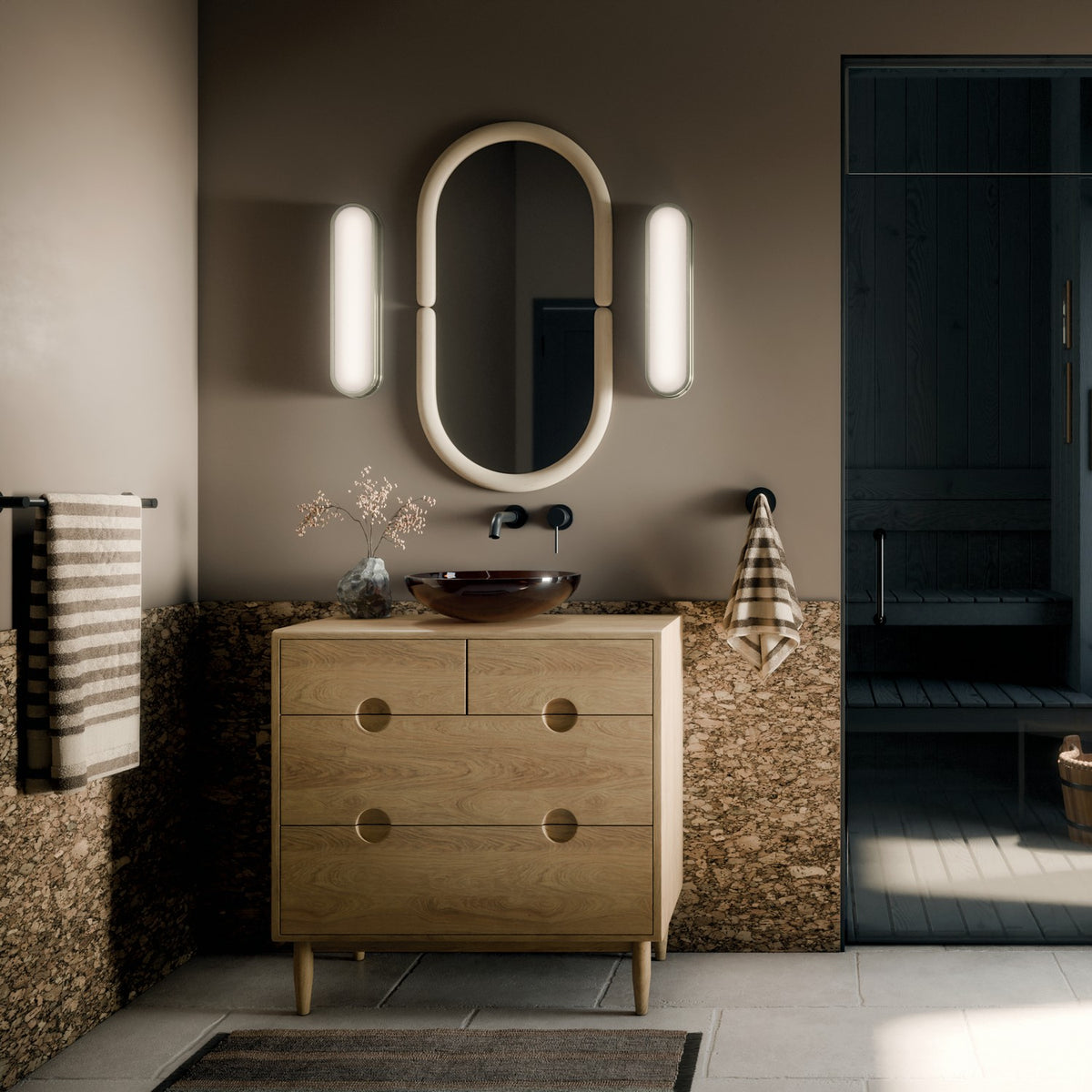 Barre de salle de bain DEL | Daines