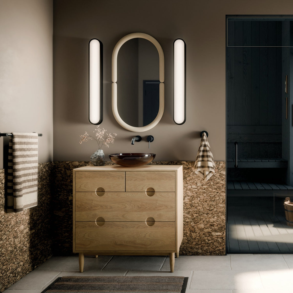 Barre de salle de bain DEL | Daines