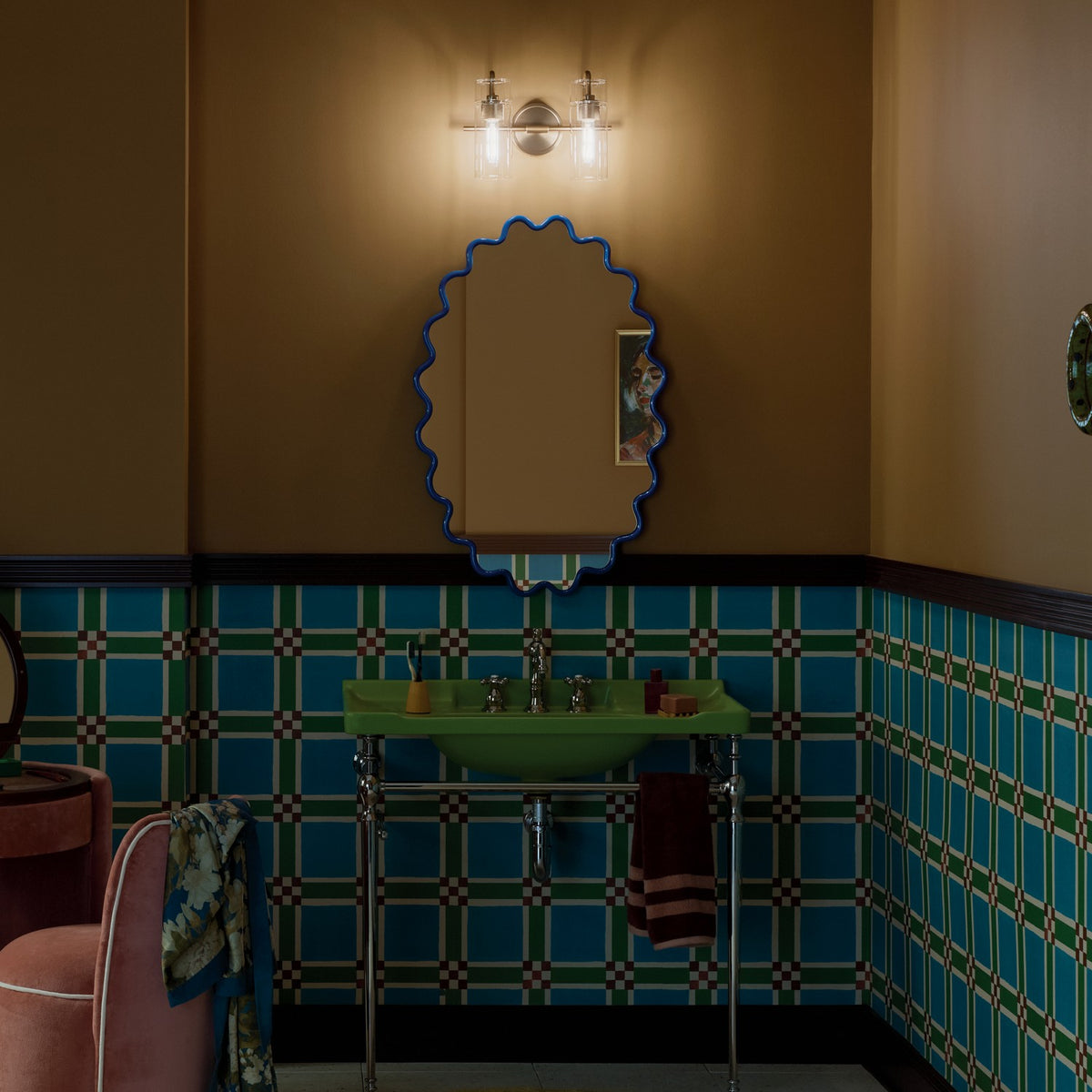 Applique de salle de bain 2 lumières | Niccol