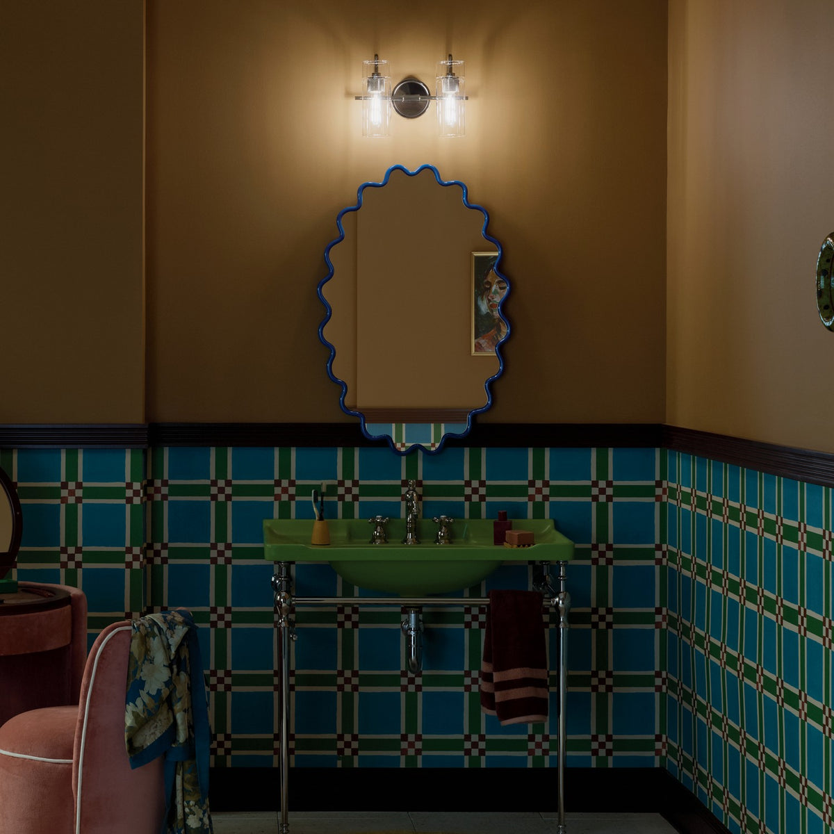 Applique de salle de bain 2 lumières | Niccol