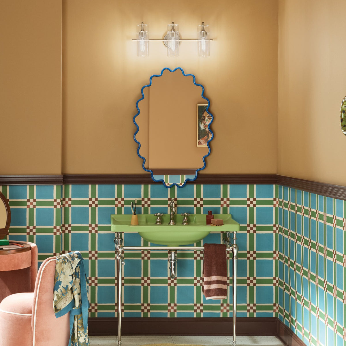 Applique de salle de bain 3 lumières | Niccol