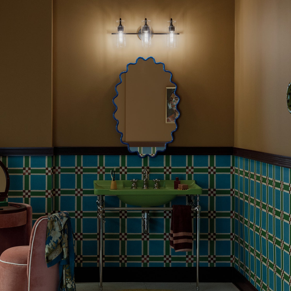 Applique de salle de bain 3 lumières | Niccol