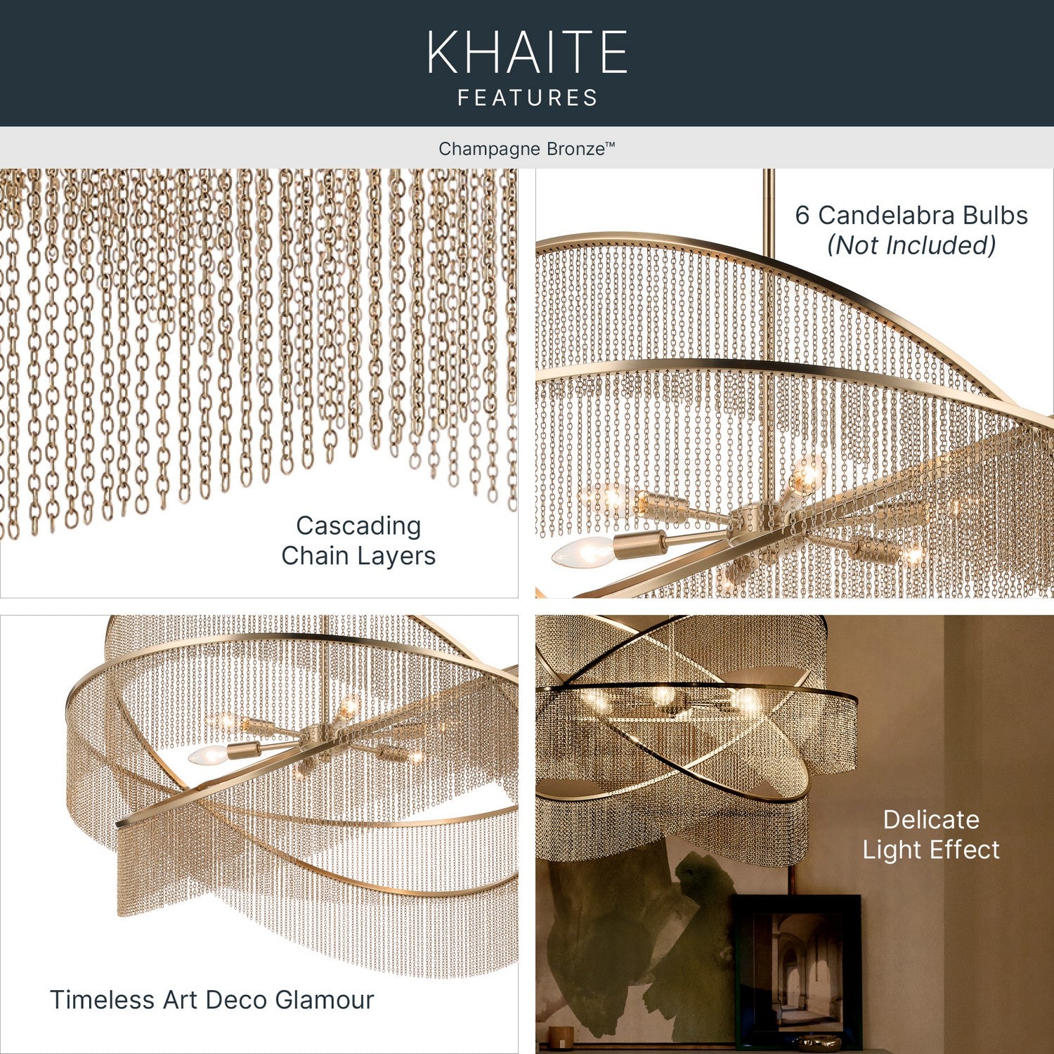Lustre 6 lumières | Khaite