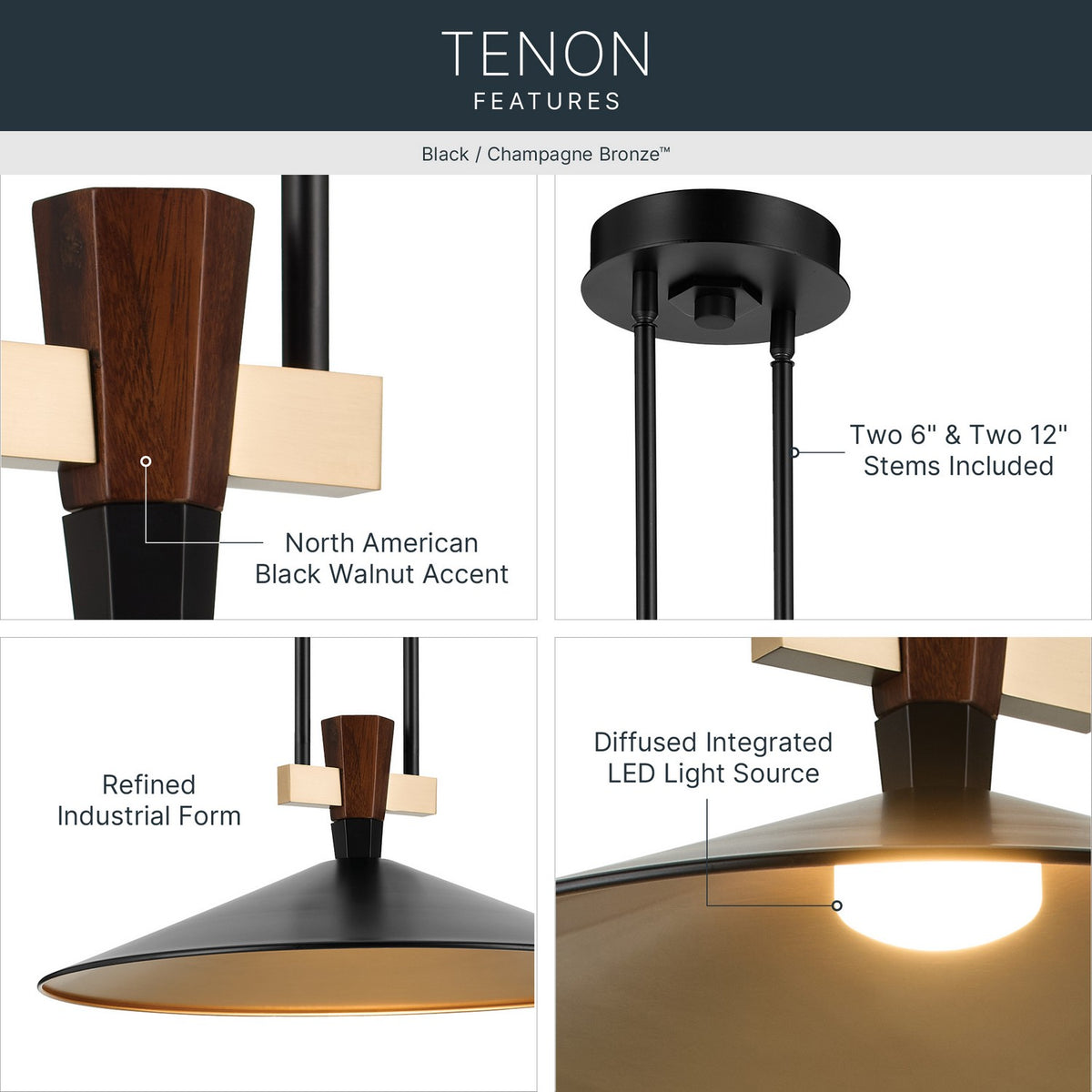 Suspension DEL | Tenon