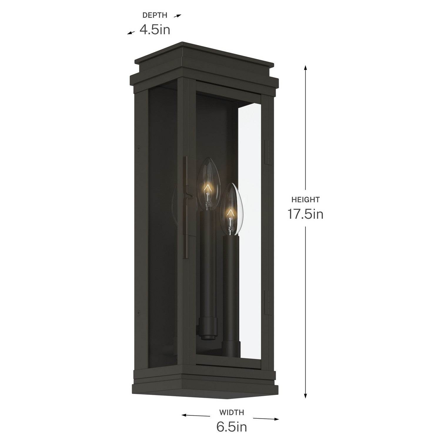 Applique murale extérieure 3 lumières | Lundon