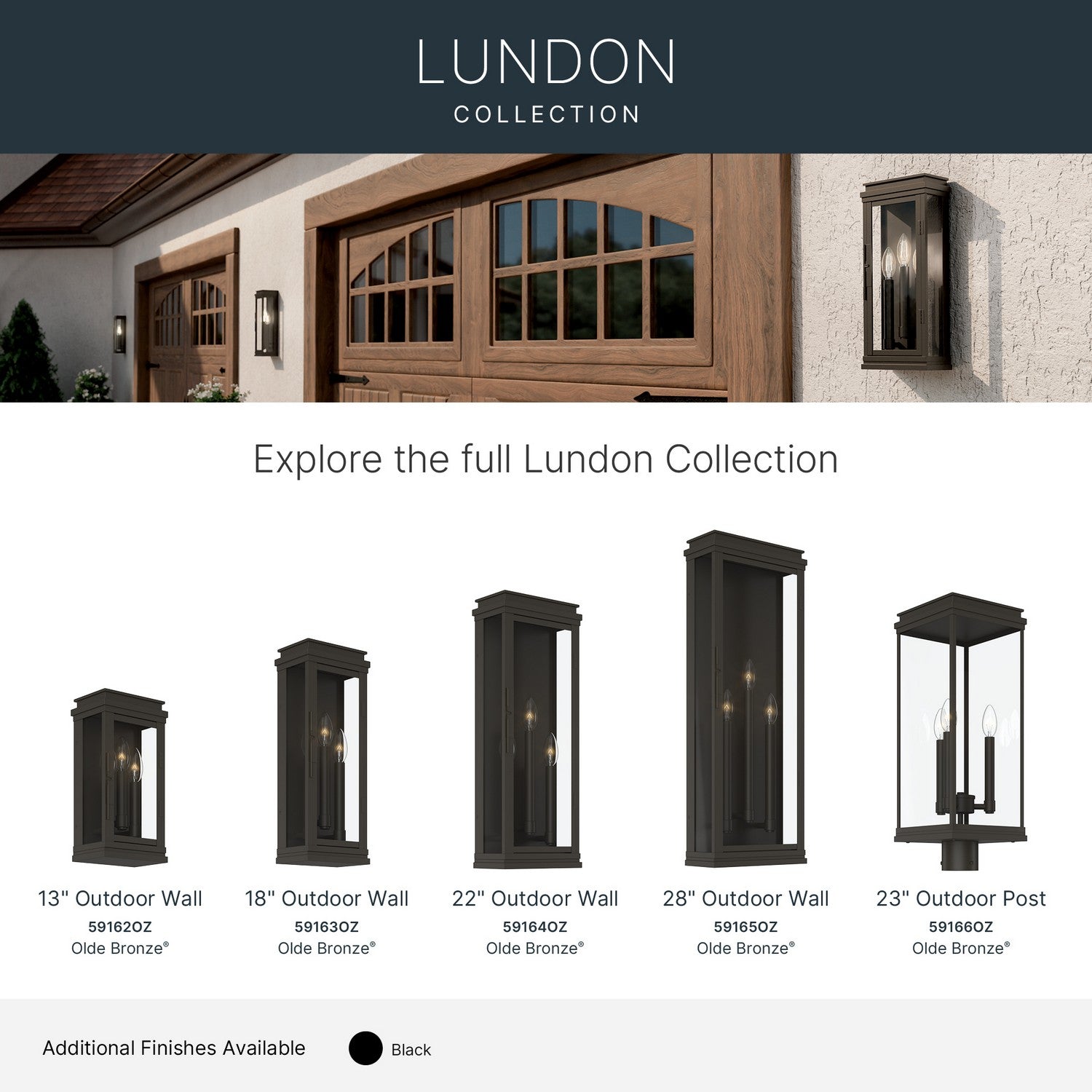 Lanterne sur poteau extérieure 3 lumières | Lundon