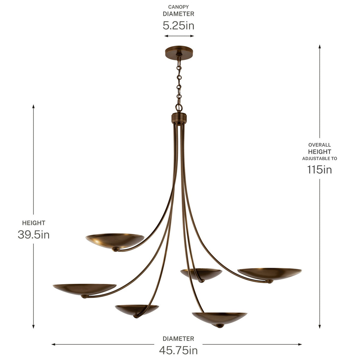 Lustre 6 lumières | Palmela