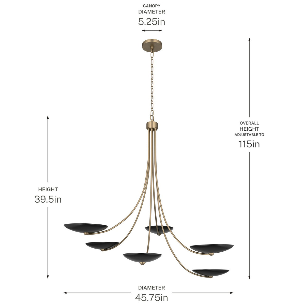 Lustre 6 lumières | Palmela