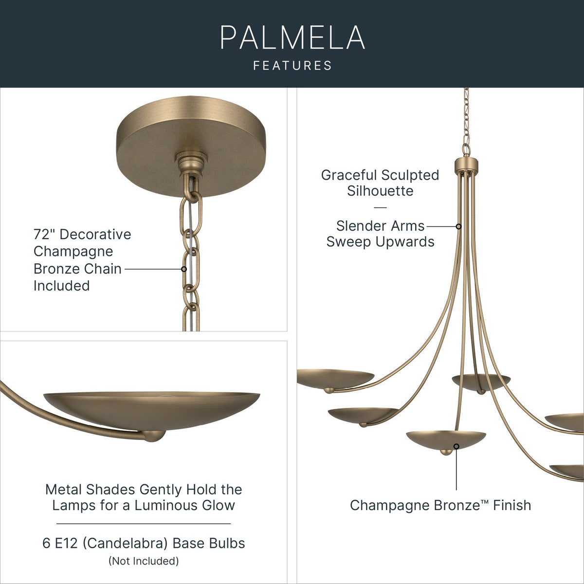 Lustre 6 lumières | Palmela