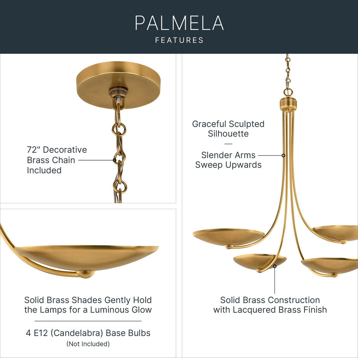 Lustre 4 lumières | Palmela