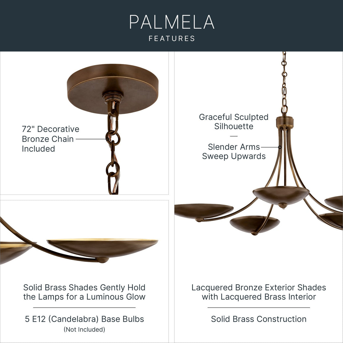 Lustre 5 lumières | Palmela
