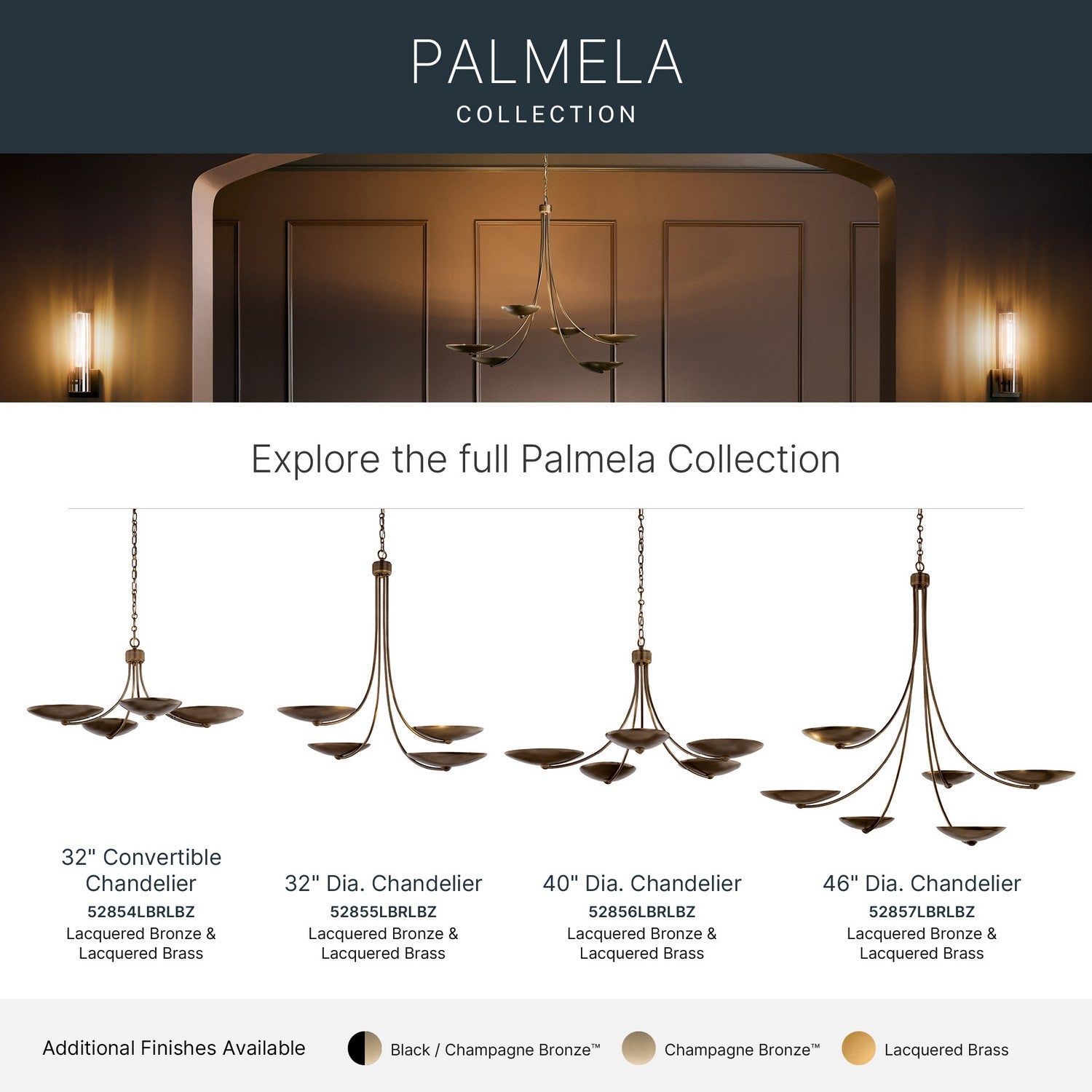 Lustre ou semi-plafonnier 4 lumières | Palmela