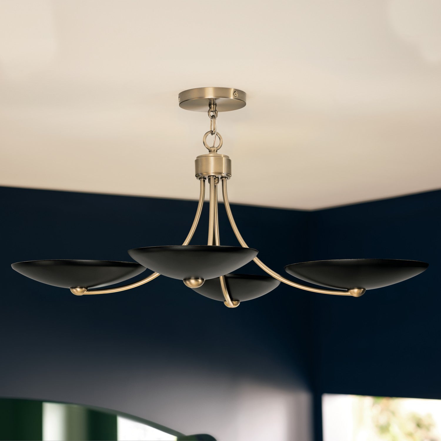 Lustre ou semi-plafonnier 4 lumières | Palmela