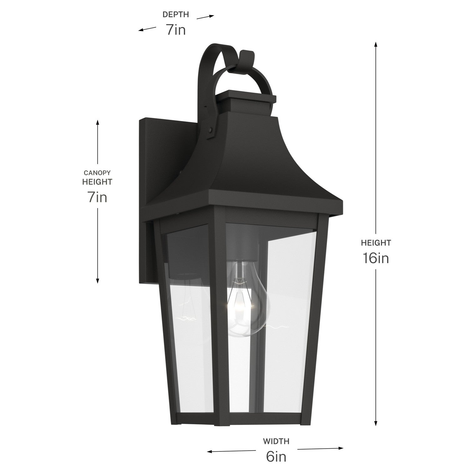 Applique murale extérieure 1 lumière | Cleary