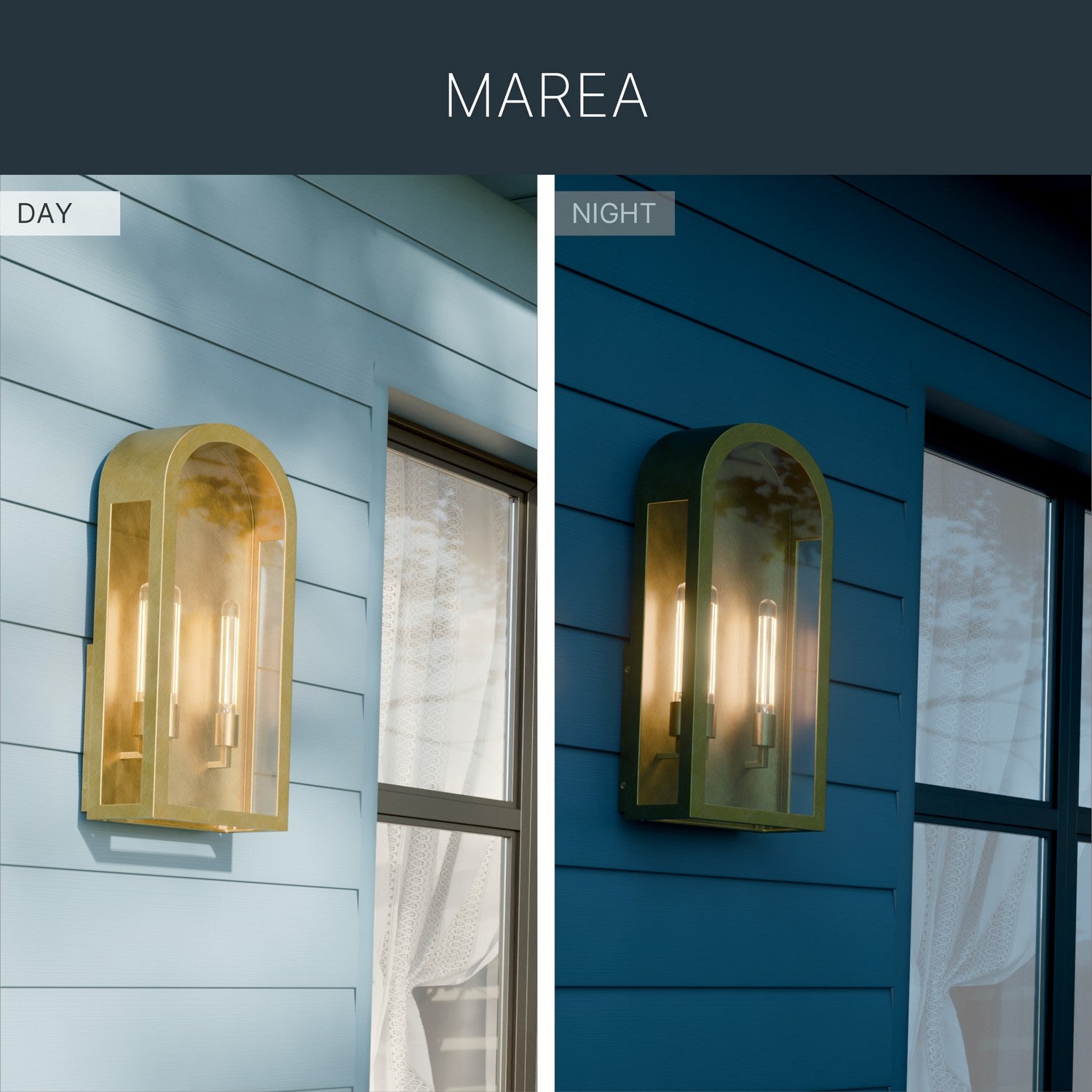 Applique murale extérieure 2 lumières | Marea