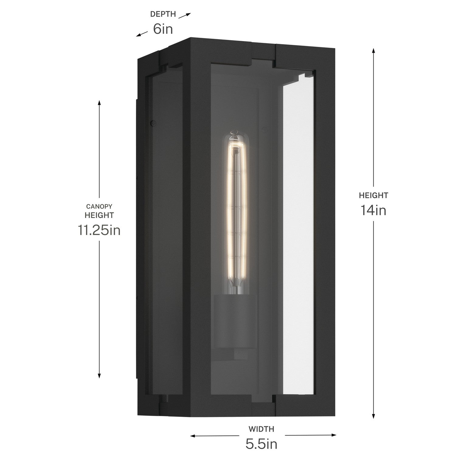 Applique murale extérieure 1 lumière | Calen