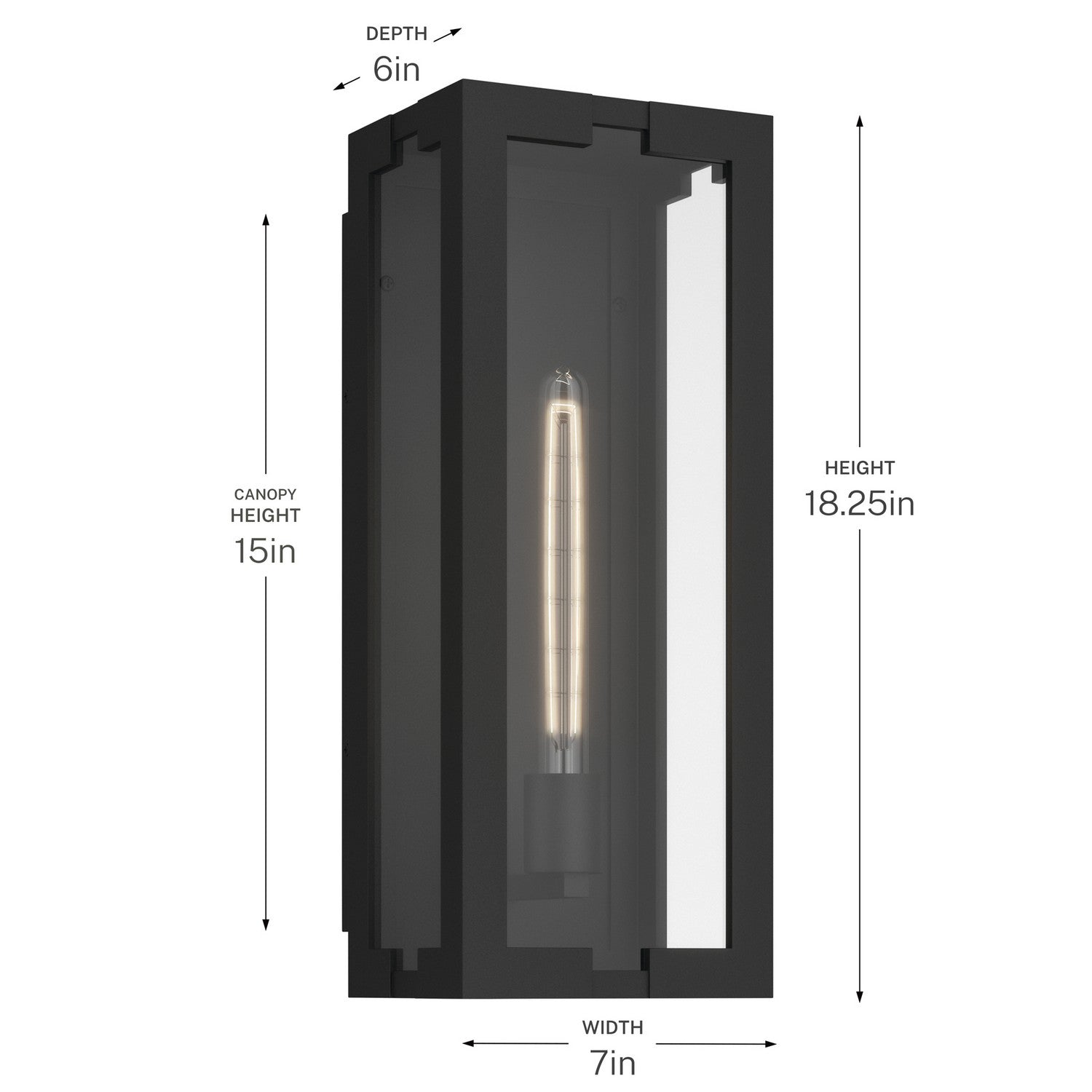 Applique murale extérieure 1 lumière | Calen