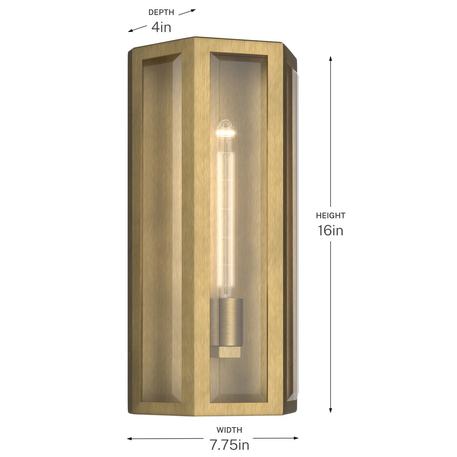 Applique murale extérieure 1 lumière | Berens