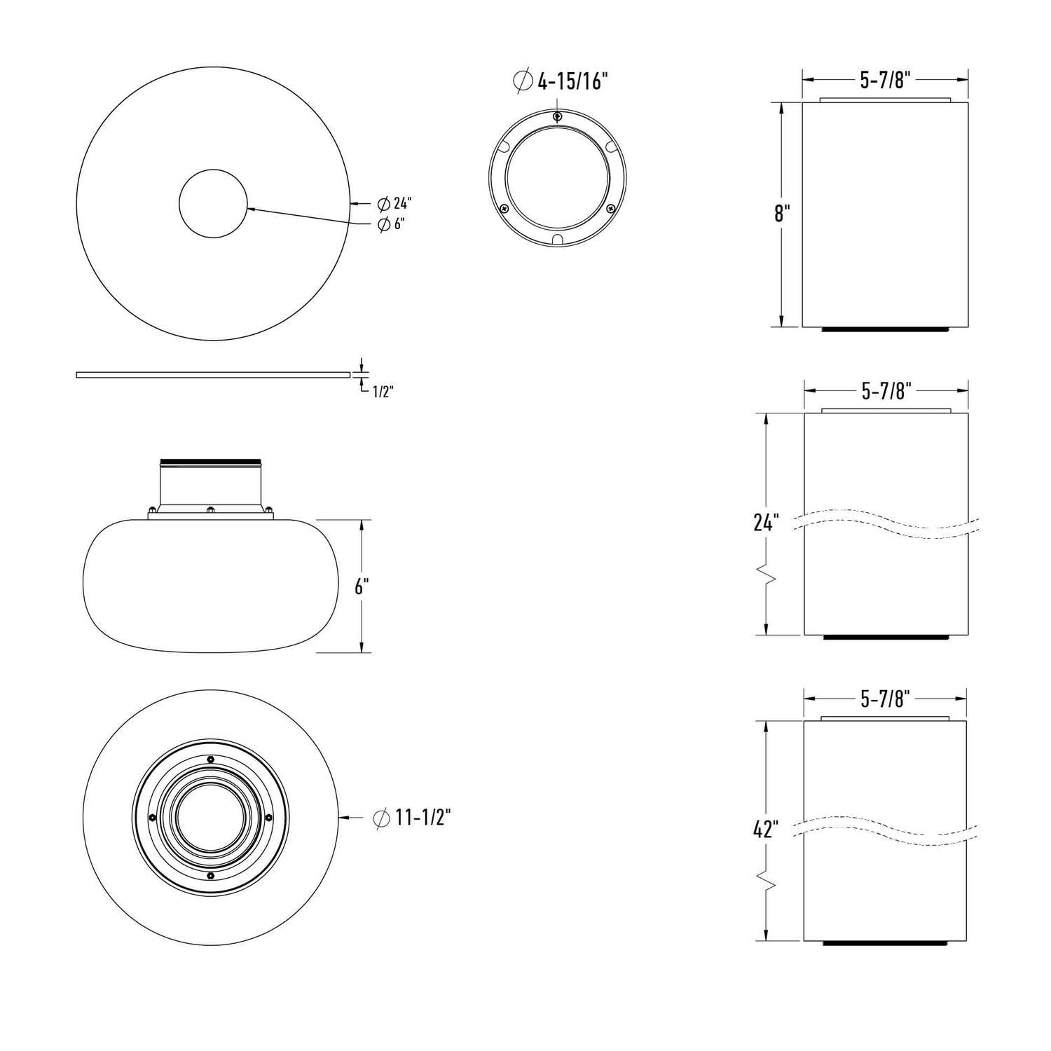 Glass Ball and Felt Disk | Pillar