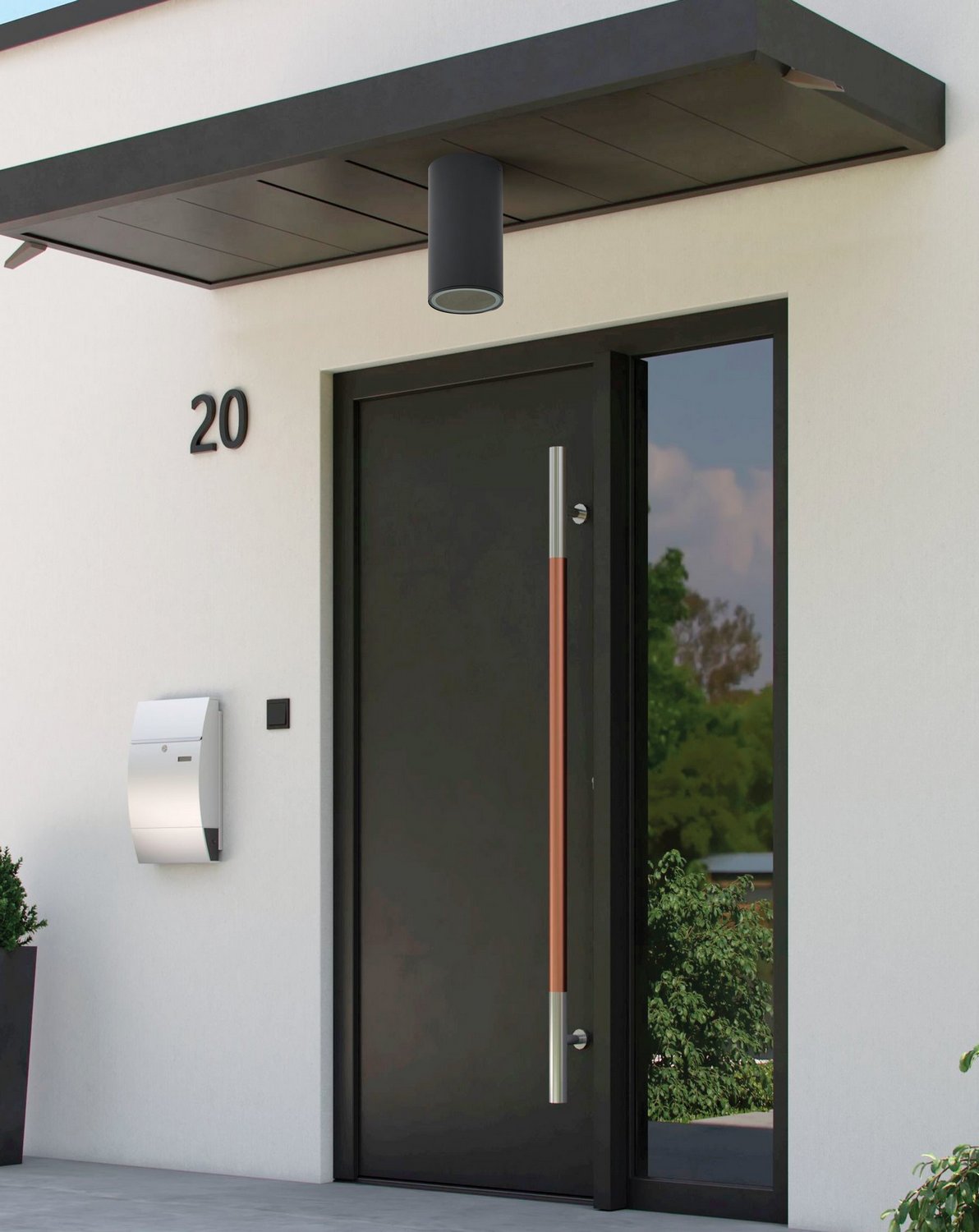 Exterior Flush Mount 1 lumière | Ascoli
