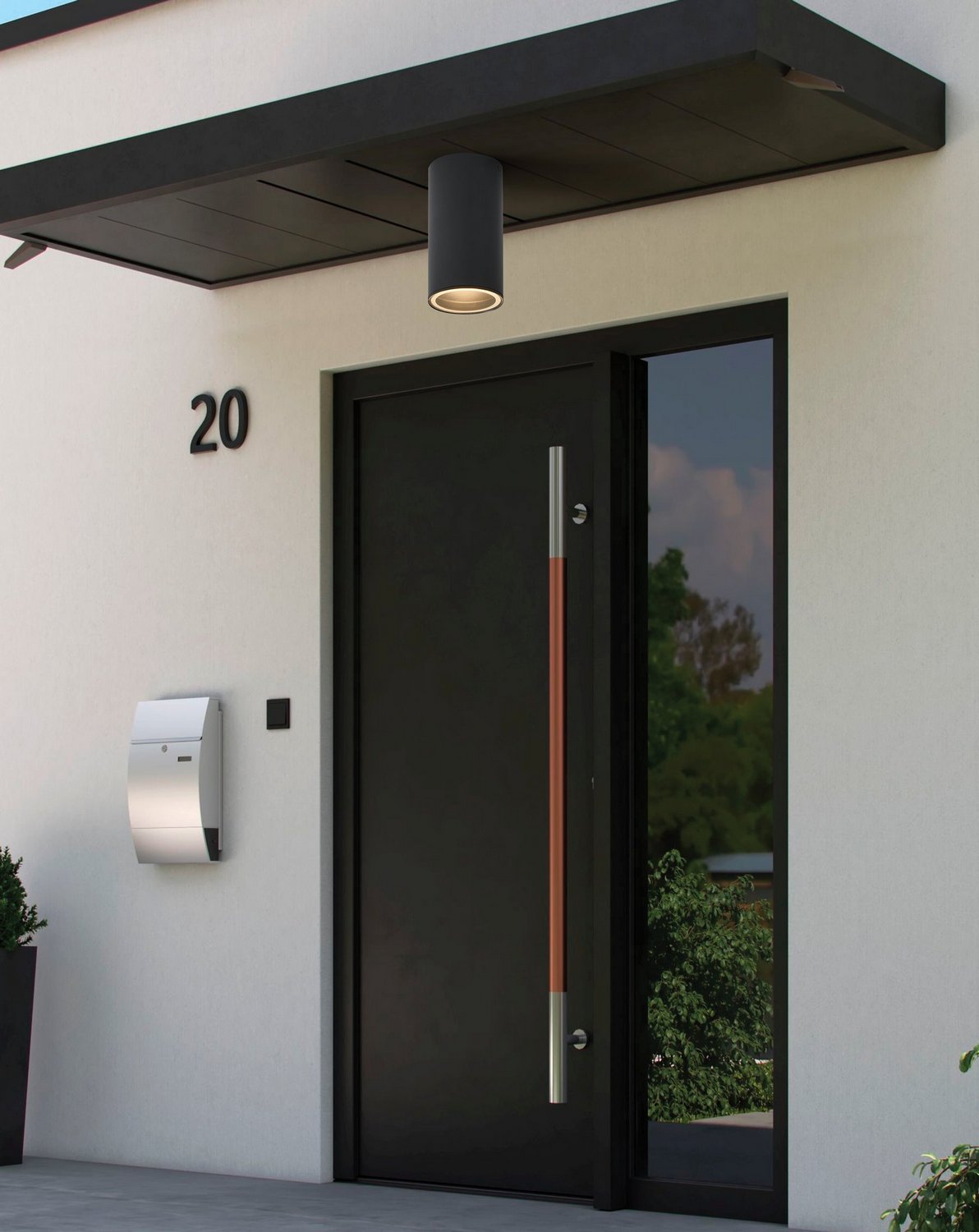 Exterior Flush Mount 1 lumière | Ascoli