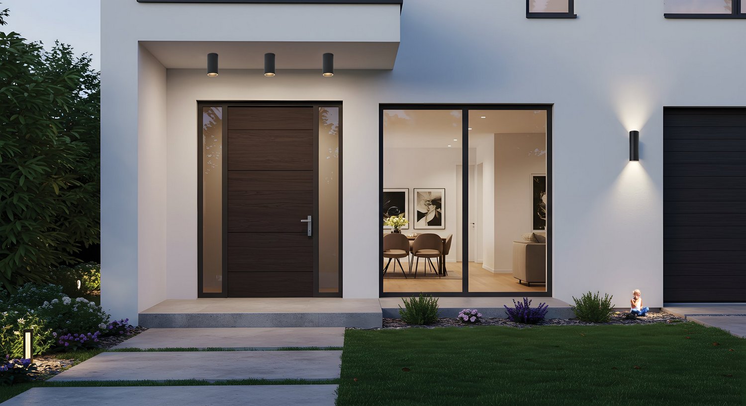 Exterior Flush Mount 1 lumière | Ascoli