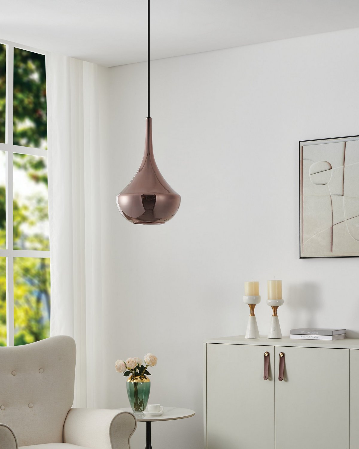 Suspension 1 lumière | Almoster