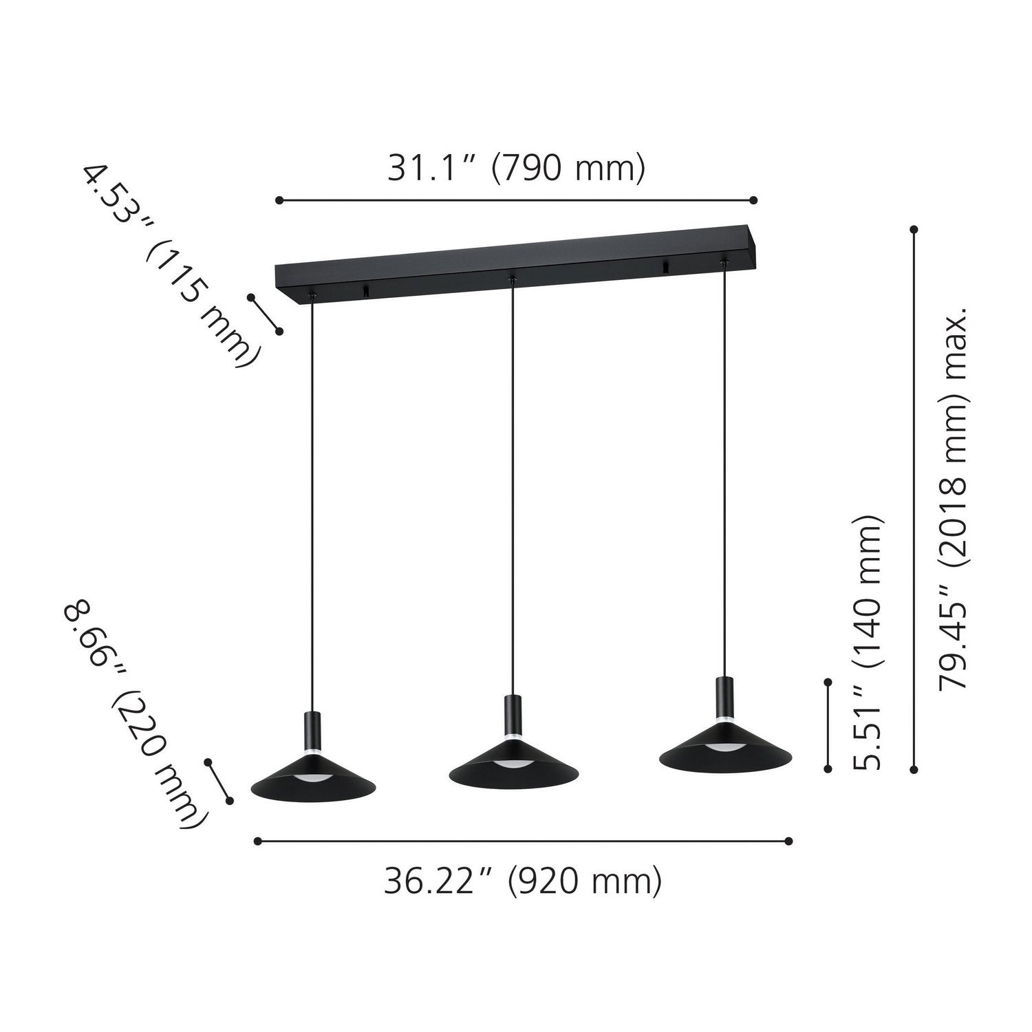 Suspension DEL | Conomavilla