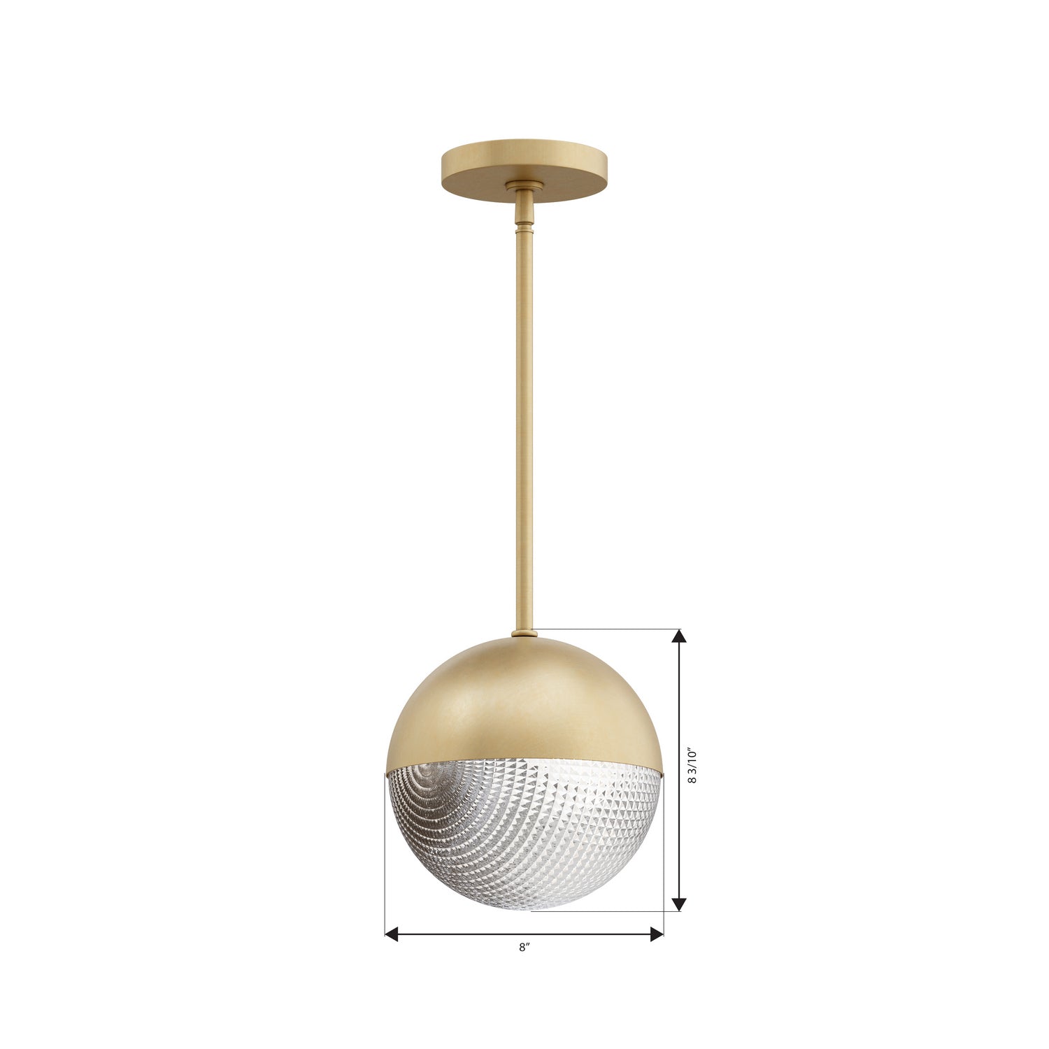 Mini-suspension 1 lumière | Luniva