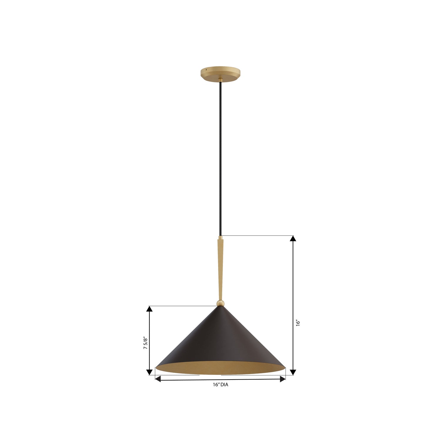 Suspension 1 lumière | Cortan