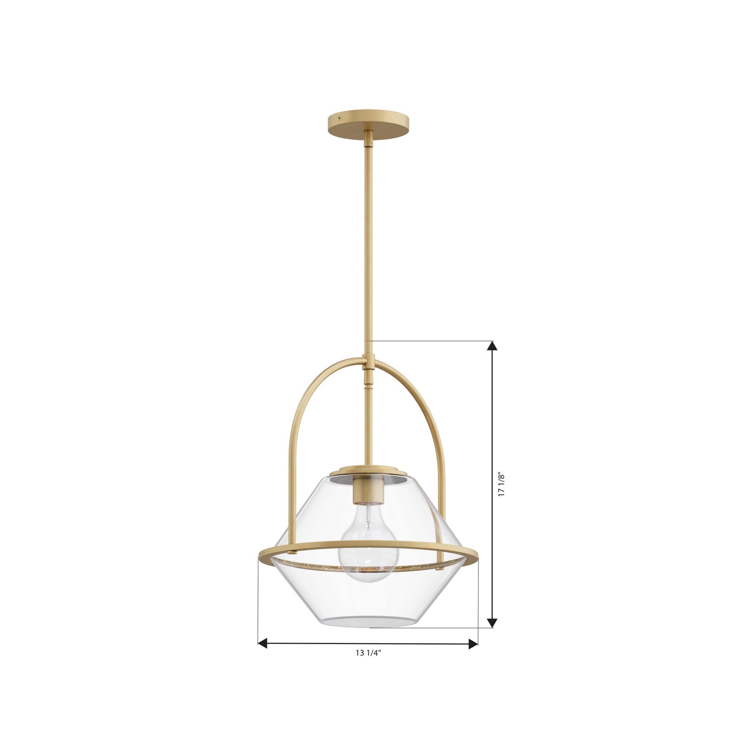 Suspension 1 lumière | Coralyn