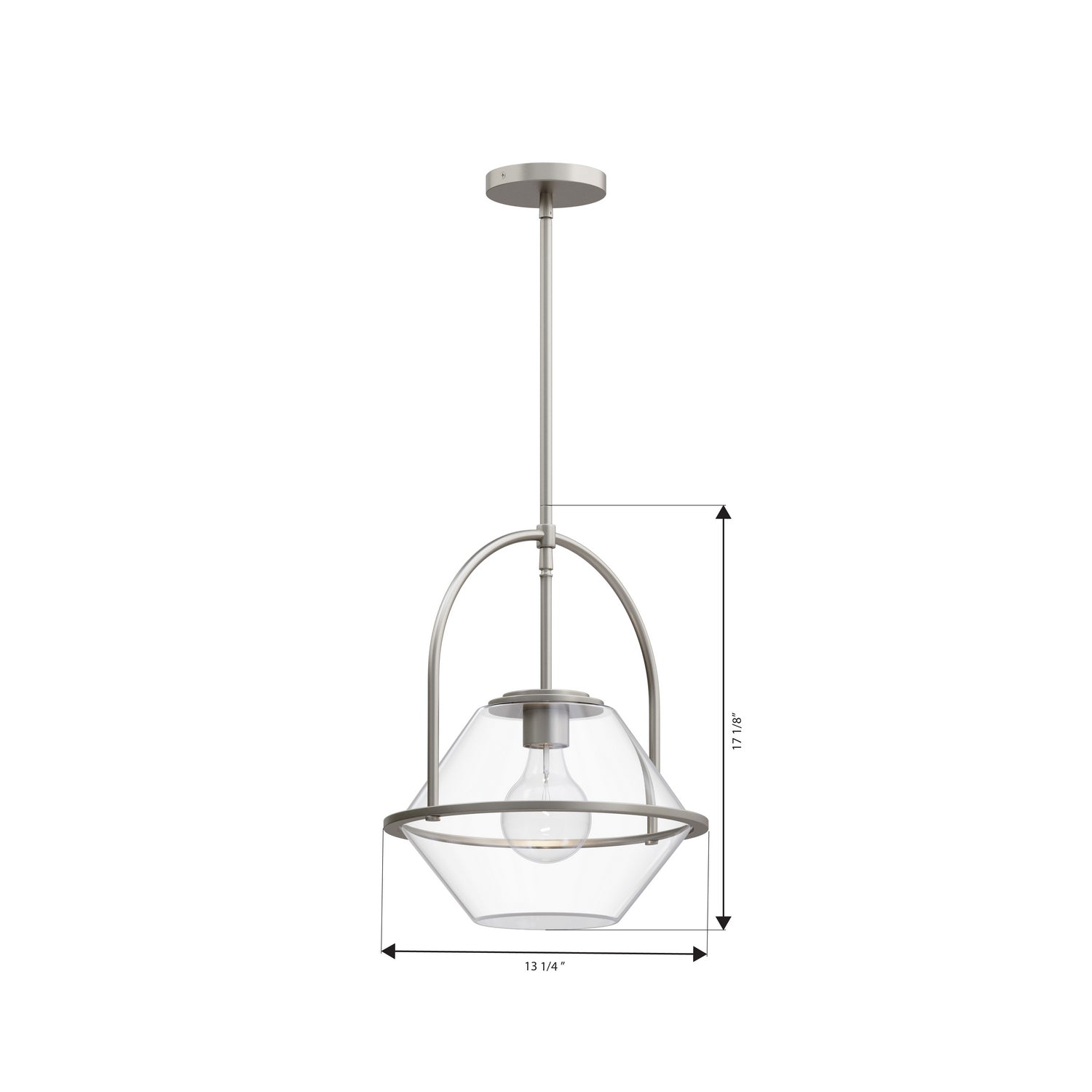 Suspension 1 lumière | Coralyn