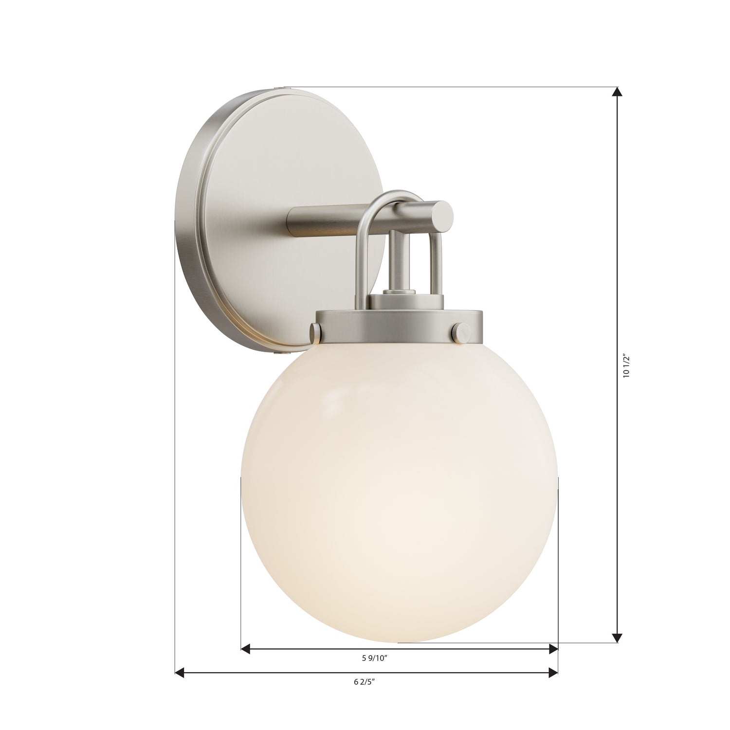 Applique de salle de bain 1 lumière | Ortesa