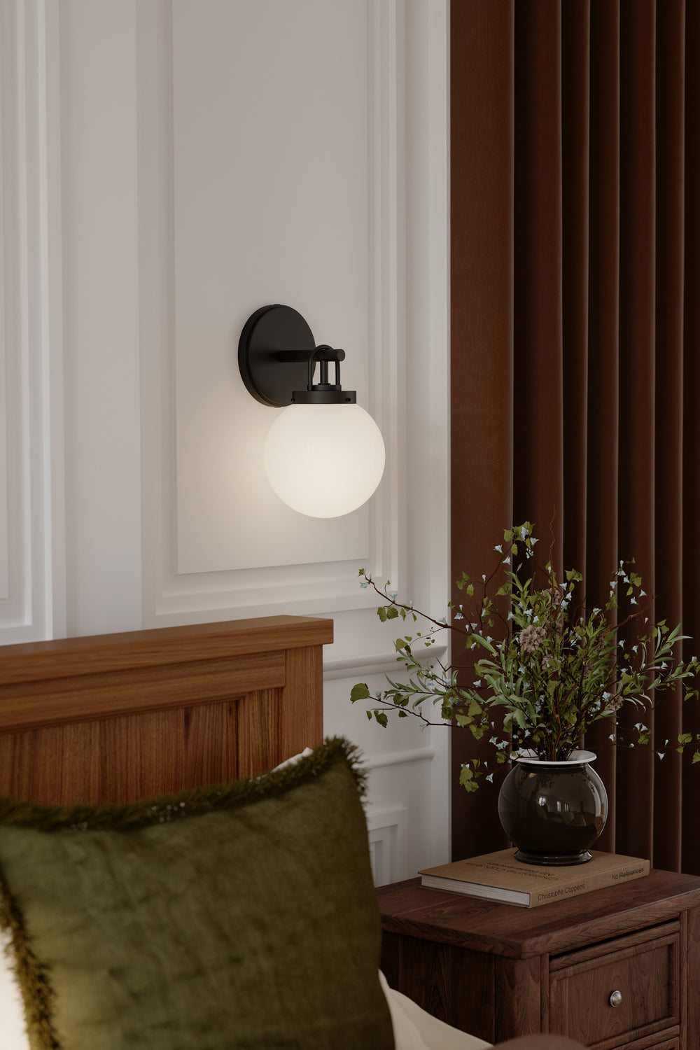 Applique de salle de bain 1 lumière | Ortesa
