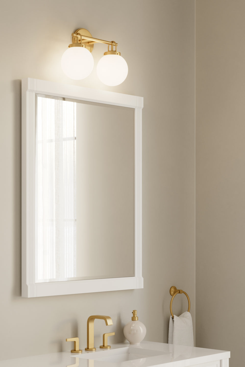 Applique de vanité 2 lumières | Ortesa