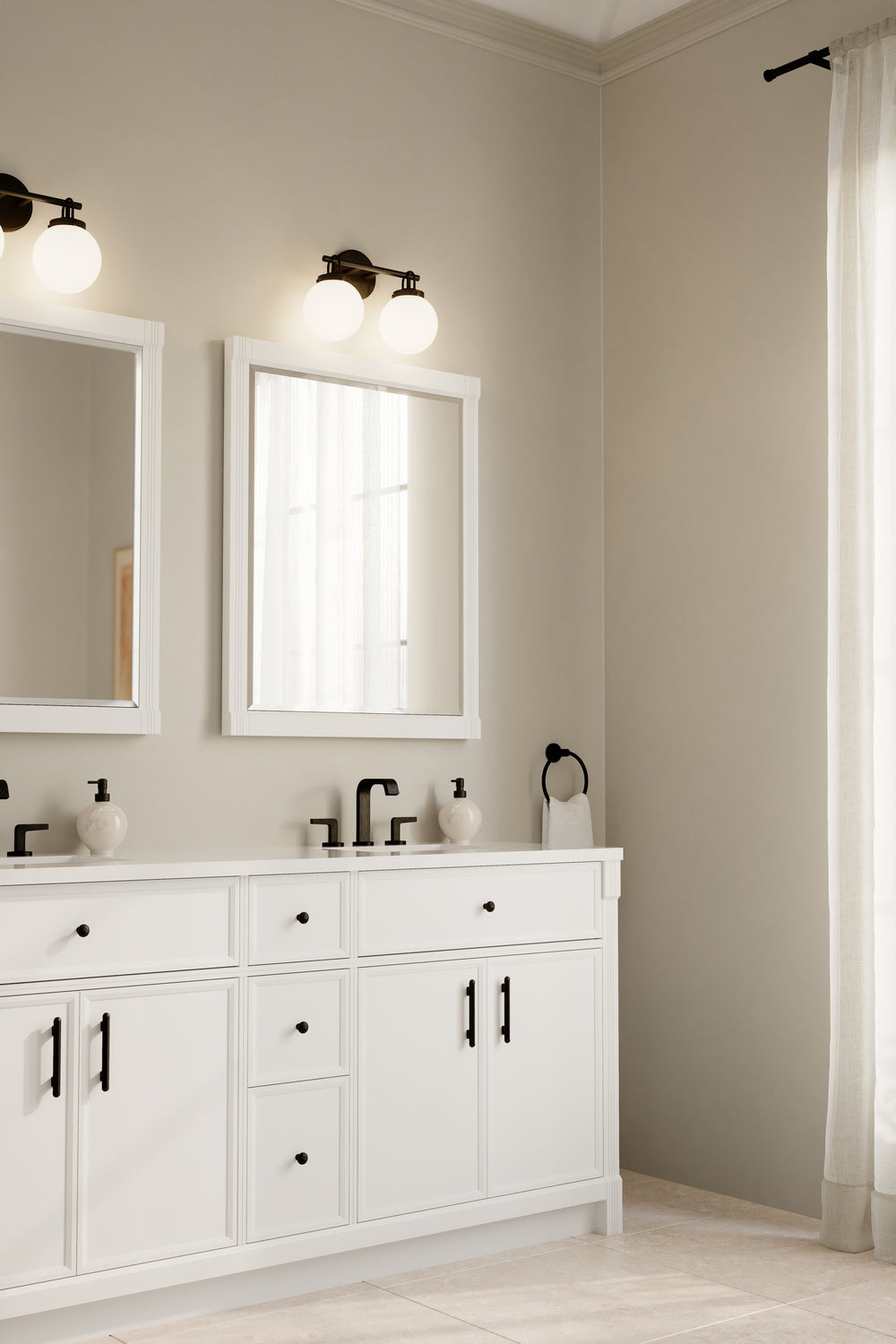Applique de vanité 2 lumières | Ortesa