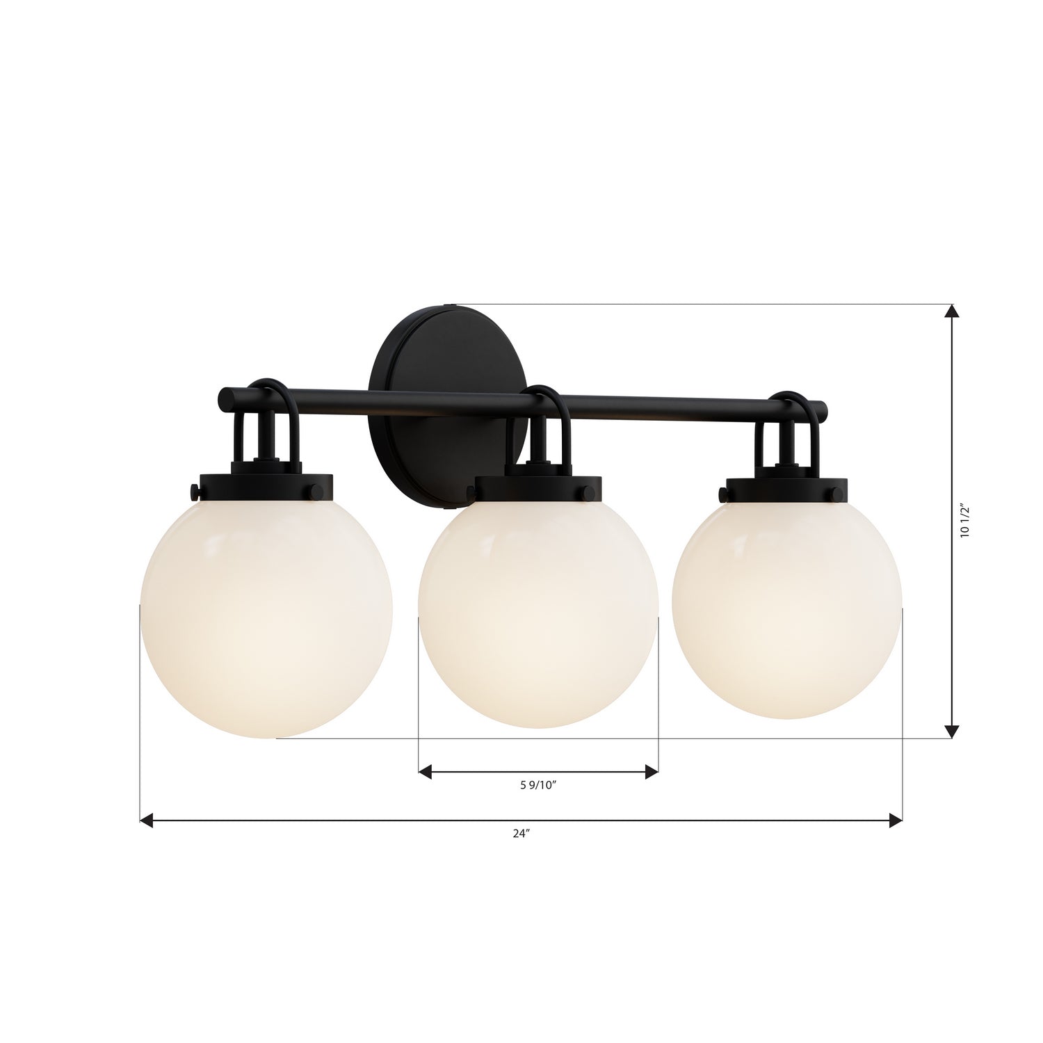 Applique de vanité 3 lumières | Ortesa