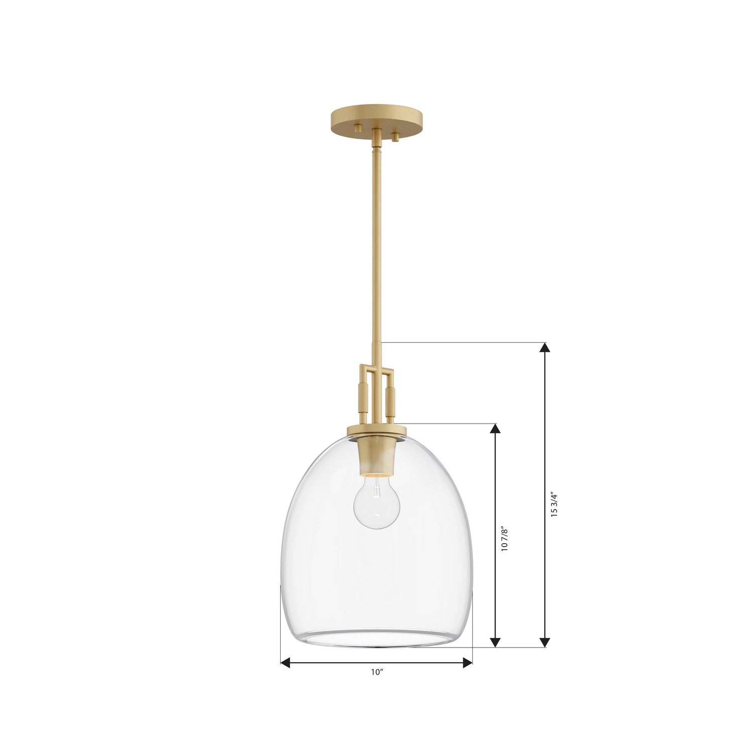 Mini-suspension 1 lumière | Orbis