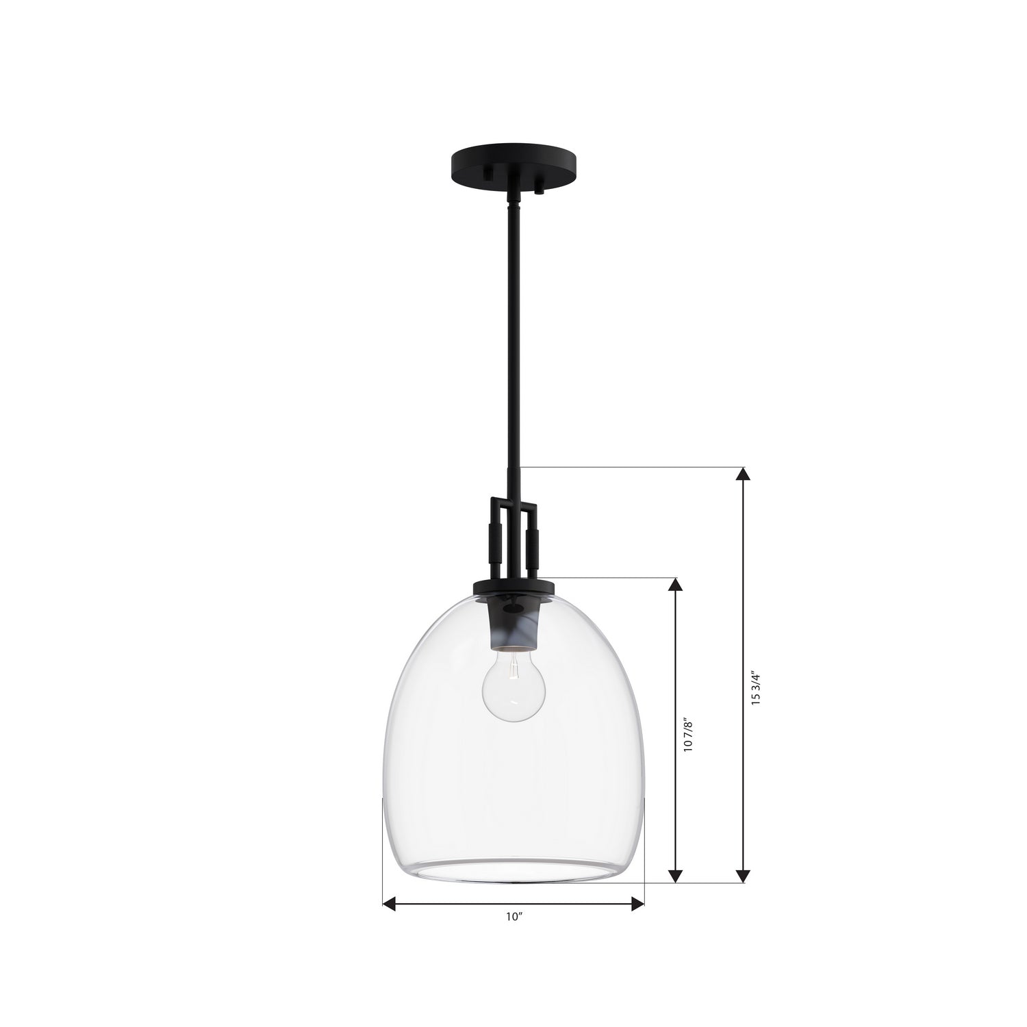 Mini-suspension 1 lumière | Orbis