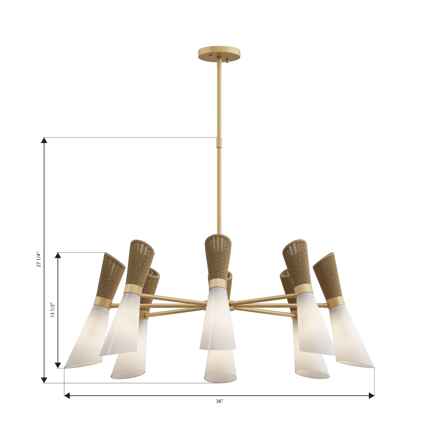 Lustre 8 lumières | Vantrel