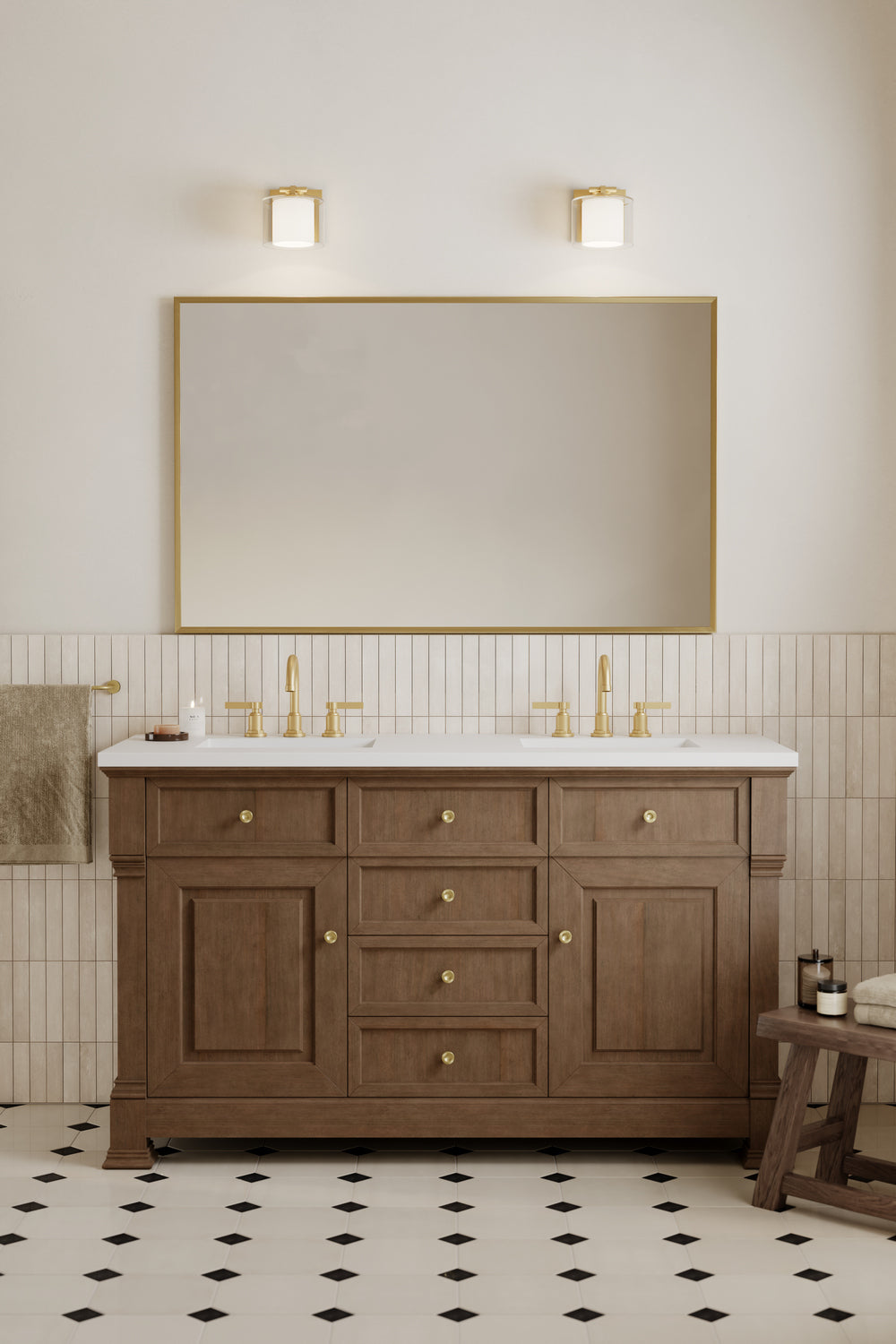 Applique de salle de bain 1 lumière | Seville