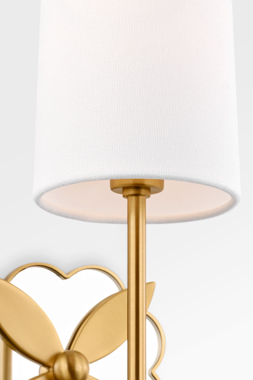 Applique murale 1 lumière | Burnished Brass | Spencer