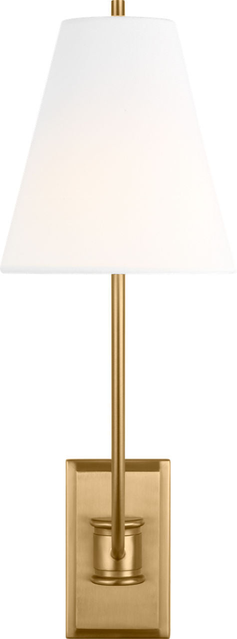Applique murale 1 lumière | Burnished Brass | Marina