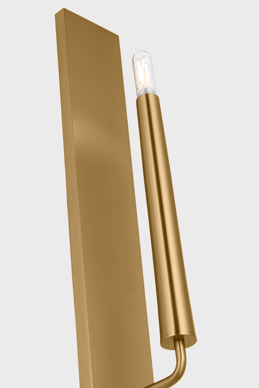 Applique murale 1 lumière | Burnished Brass | Lois