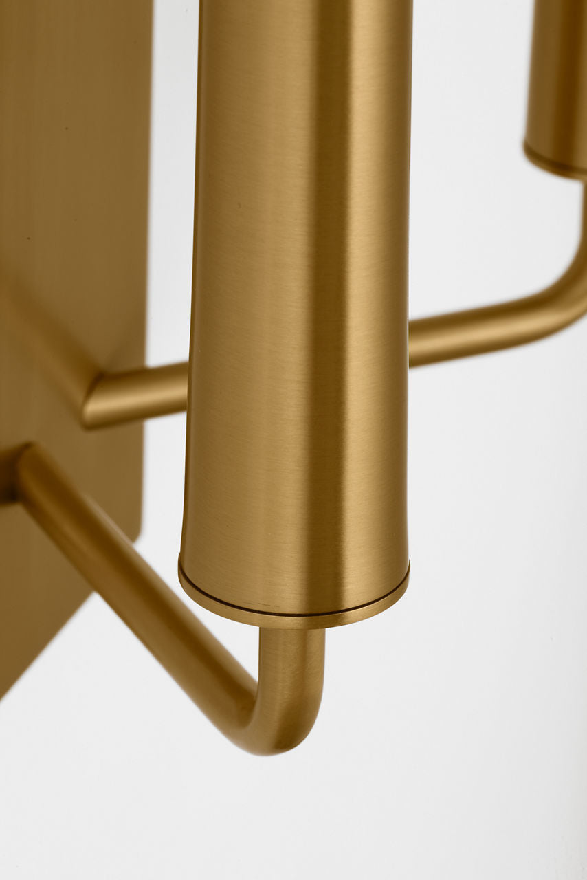 Applique murale 2 lumières | Burnished Brass | Lois