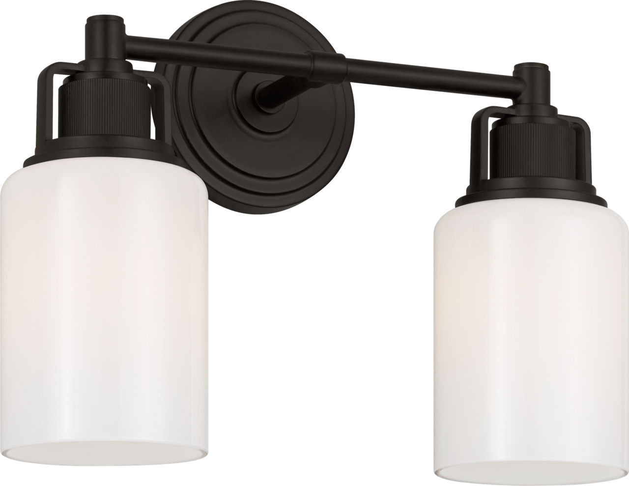 Applique de salle de bain 2 lumières | Aged Iron | Ashford